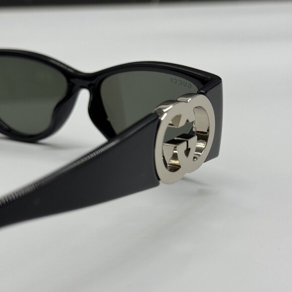 NEW GUCCI GG1824S 001 BLACK WOMEN SUNGLASSES GUCCI - Picture 9 of 12
